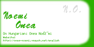 noemi onea business card